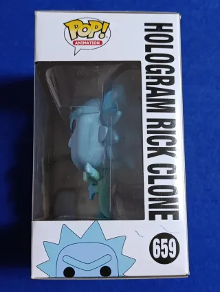Funko Pop! Rick and Morty 659 Hologram Rick Clone