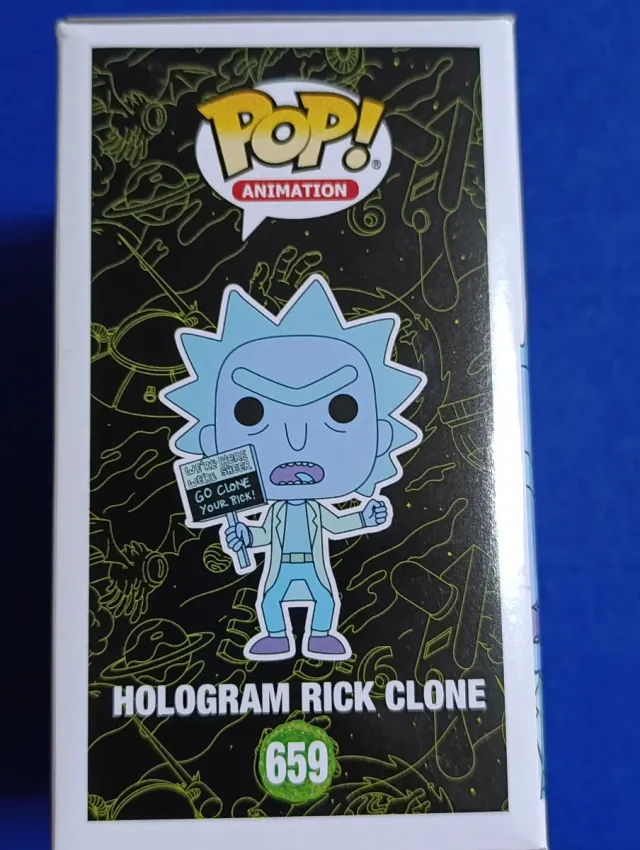 Funko Pop! Rick and Morty 659 Hologram Rick Clone