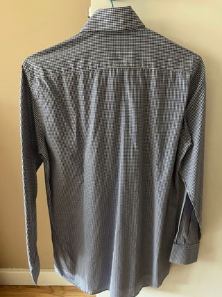 Camisa Scalpers nueva cuadros azul y blanco