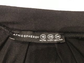 Falda larga negra talla única