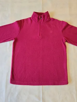 Micropile Benetton bambina fucsia 7-8 anni
