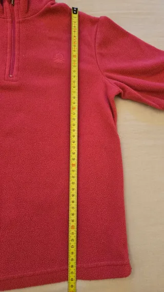 Micropile Benetton bambina fucsia 7-8 anni