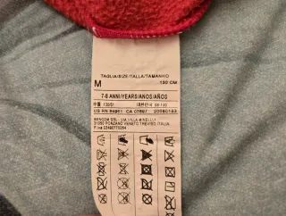 Micropile Benetton bambina fucsia 7-8 anni