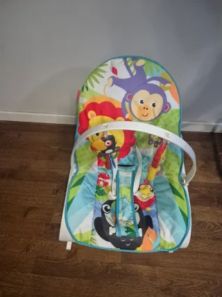 Hamaca para bebé,con diseño de animales, vibración