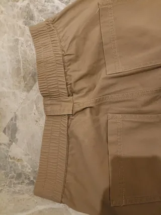 Pantalones chinos mujer color mostaza/marrón