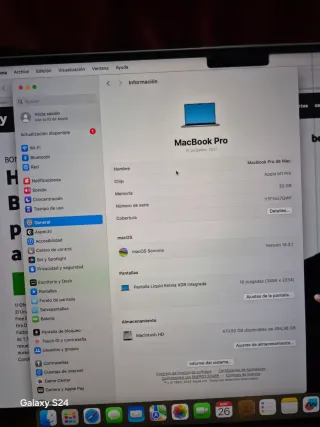 MacBook Pro M1 32GB 500GB