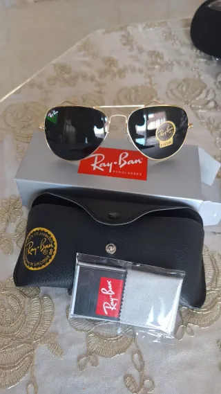 Gafas de Sol Ray-Ban Doradas Aviador