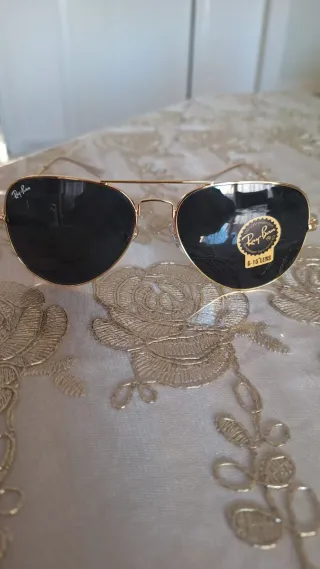 Gafas de Sol Ray-Ban Doradas Aviador