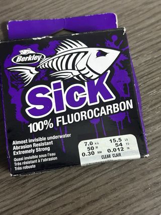 Sedal pesca 100% Fluocarbonado