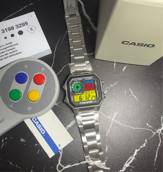 Casio AE1200 Modificado Super Nintendo