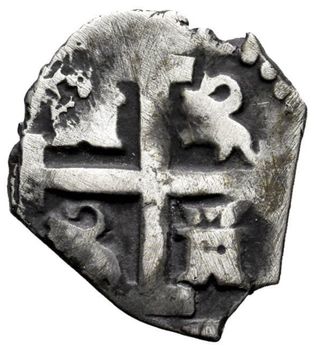 Moneda PLATA 1/2 Real 1731 LIMA. FELIPE V