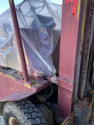 Carretilla elevadora todo terreno doble rueda