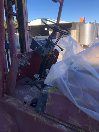 Carretilla elevadora todo terreno doble rueda