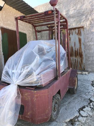 Carretilla elevadora todo terreno doble rueda