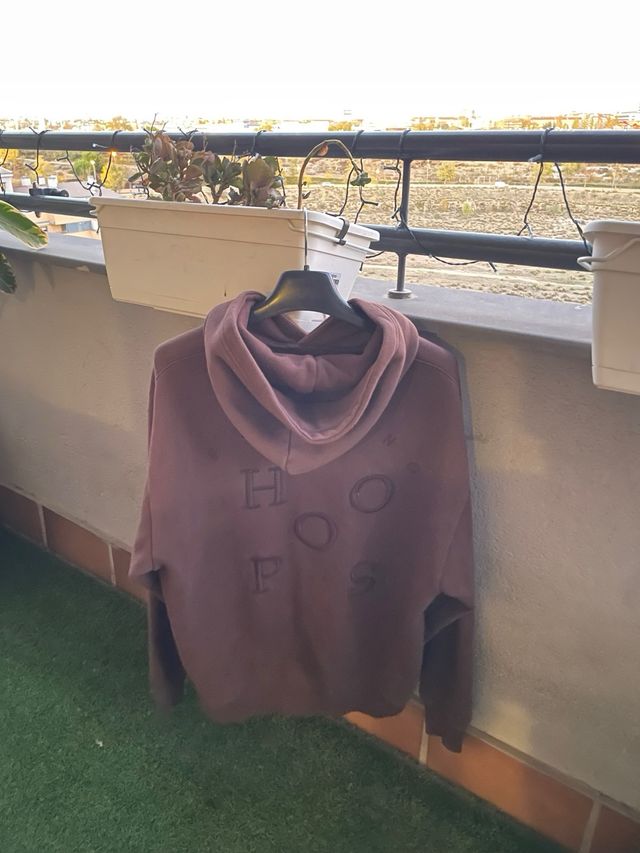 Sudadera Bershka Marrón Talla M