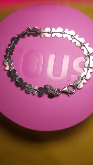 Pulsera Tous Oso Plata Original