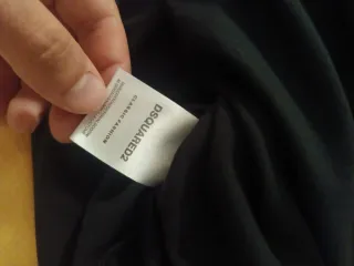 Maglietta DSQUARED2 ICON Nera