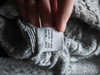 Jersey lana trenzado Camel vintage