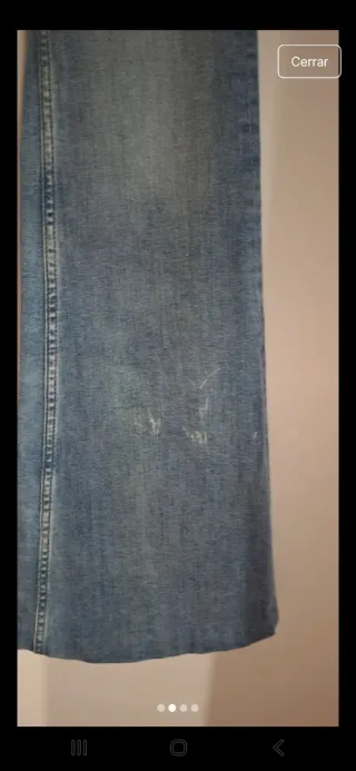 Jeans acampanados mujer cintura media T.XS