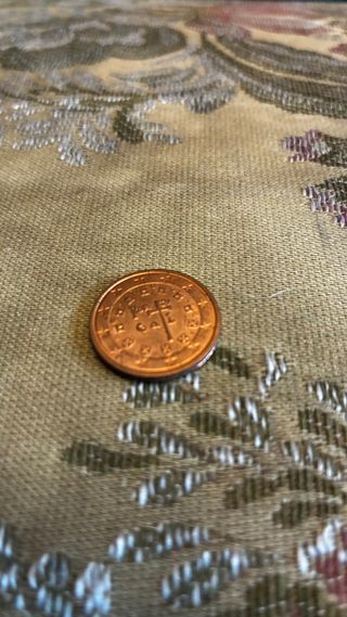 Moneda 2 céntimos Portugal 2007