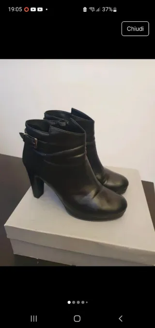 Stivaletti donna in pelle