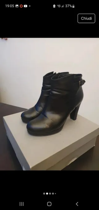 Stivaletti donna in pelle