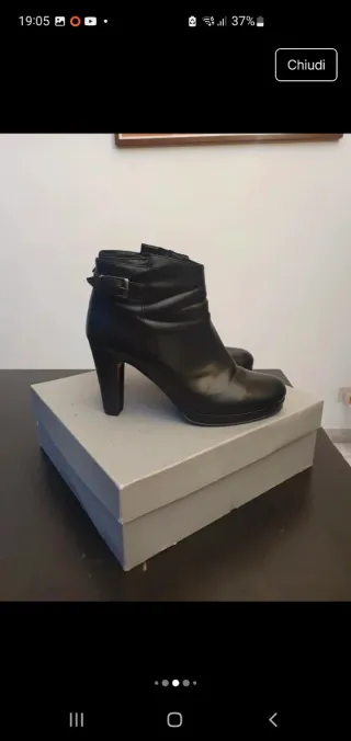 Stivaletti donna in pelle