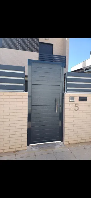 Instalación puerta de garaje.