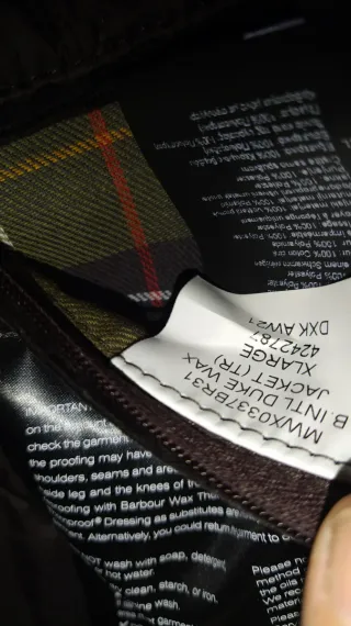 Barbour Duke XL marrón