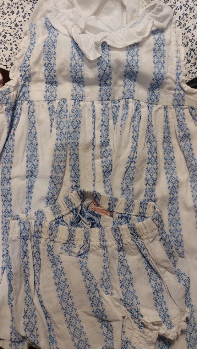 Lote Ropa Gocco 6-9m: 5 Vestidos, Jersey, Camisa