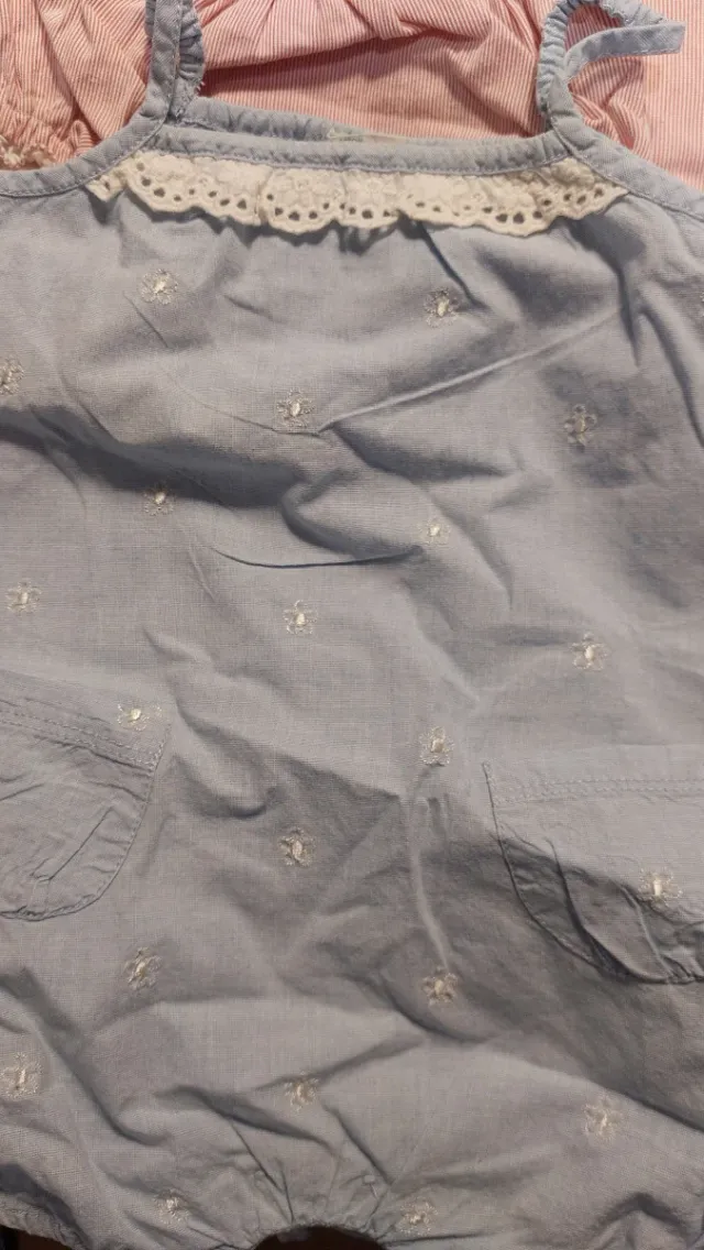 Lote Ropa Gocco 6-9m: 5 Vestidos, Jersey, Camisa