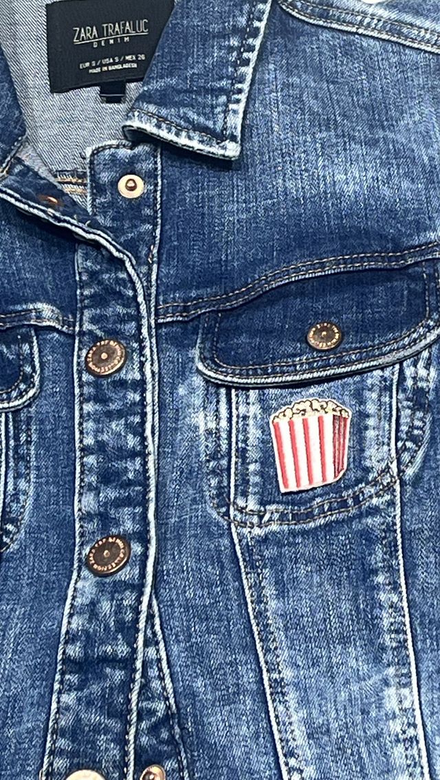 Cazadora vaquera niña Zara como nueva