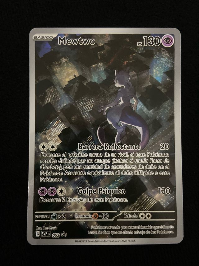 Mewtwo Básico 130 PSV 052 Promo Español