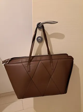 Borsa a spalla Zara marrone