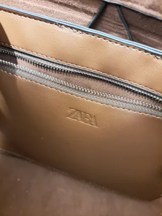 Borsa a spalla Zara marrone