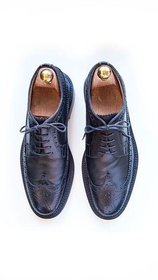 ARTIGIANALE Derby Brogue Pelle Nera 41