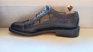 ARTIGIANALE Derby Brogue Pelle Nera 41