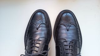 ARTIGIANALE Derby Brogue Pelle Nera 41