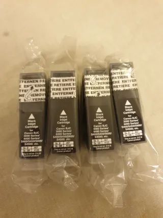 4 Cartucce Nero Canon BJC