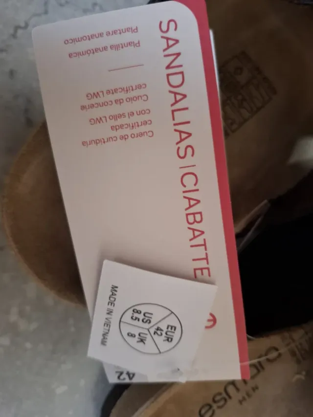 Sandalias Esmaré Negro Talla 42