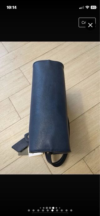 Bolso azul nuevo con etiqueta y regalo foulard