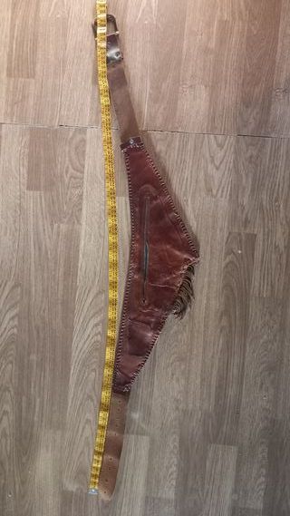 Cinturón de piel artesanal mujer