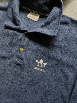 Forro polar Adidas vintage azul marino