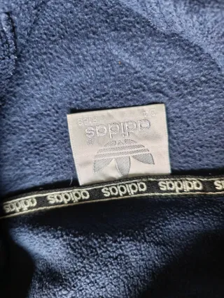 Forro polar Adidas vintage azul marino