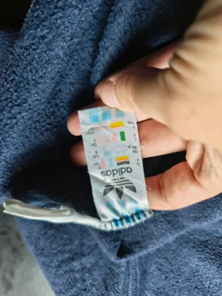 Forro polar Adidas vintage azul marino