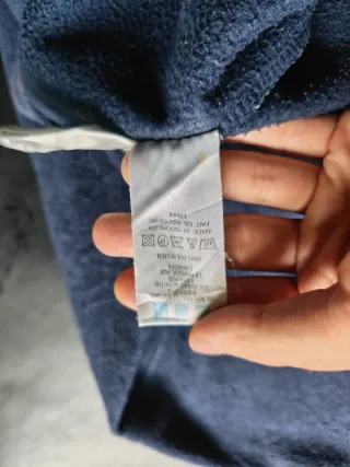 Forro polar Adidas vintage azul marino