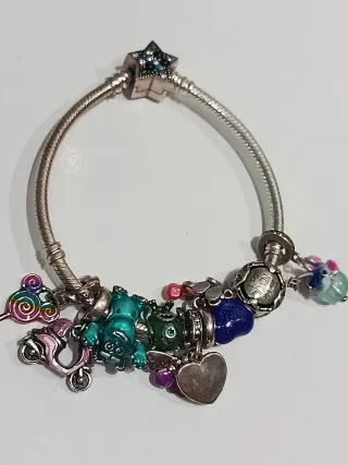 Pulsera Pandora Plata con Charms