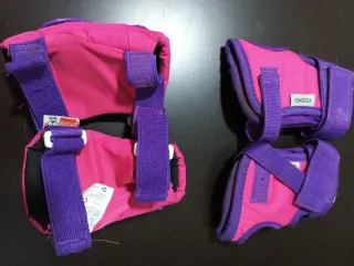 Patines en línea rosas y morados para niña