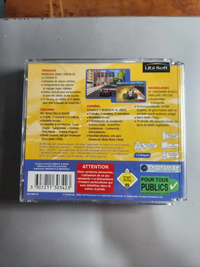 Monaco Grand Prix Racing Simulation 2 Dreamcast