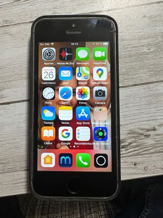 iPhone 5s 16GB Plata/Gris Espacial